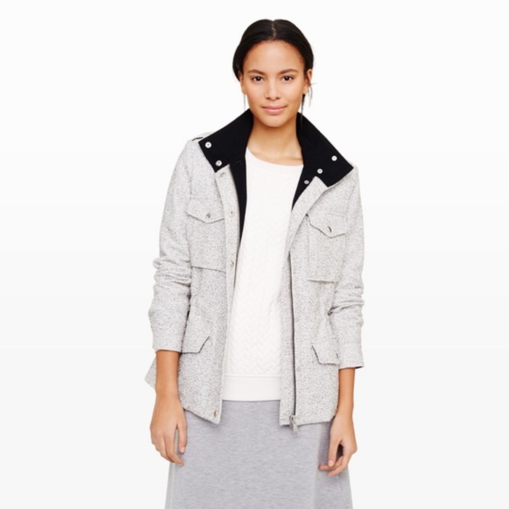 Club Monaco Grey Takina Utility Jacket - Picture 3 of 8